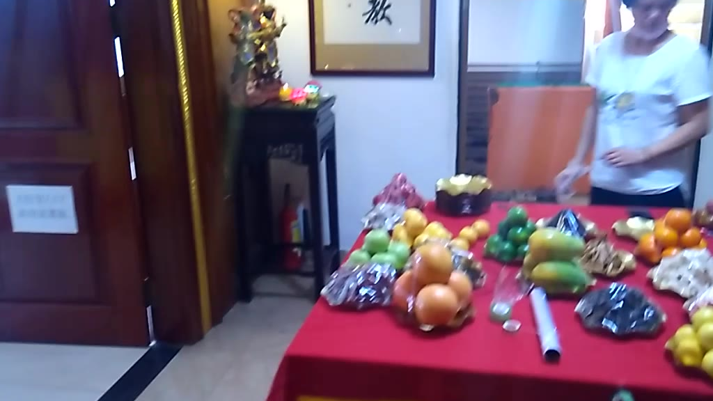 实拍放生道场